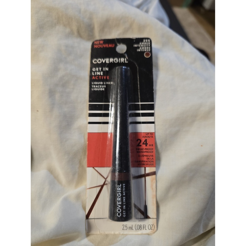 Covergirl Get in Line Active Eyeliner 355 Amber Intensity Liquid Liner New